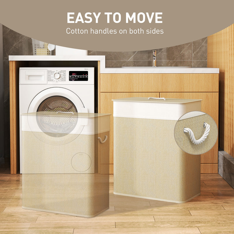 100 L two-section laundry basket – image 6