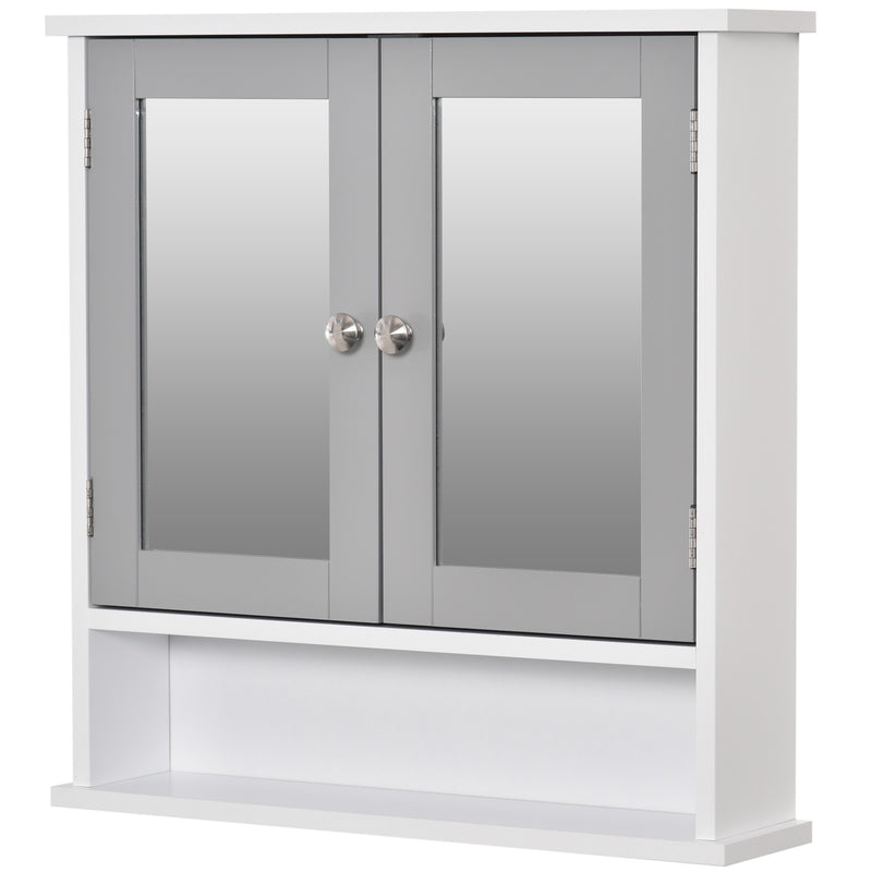 Grey mirror wall cabinet – image 10