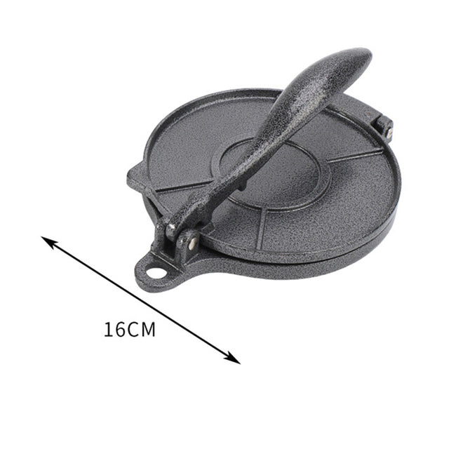 Manual Tortilla Press – Aluminium Alloy Flatbread & Wrap Maker, 16cm/20cm