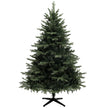 6ft bushy green spruce artificial Christmas tree on a steel base