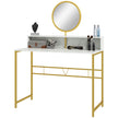 105 cm white and gold dressing table – image 10