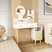 LED round mirror dressing table – image 2