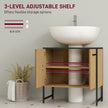 Natural under sink vanity unit – image 6