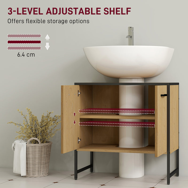 Natural under sink vanity unit – image 6
