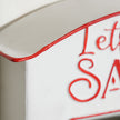 Close-up of the painted postbox finish