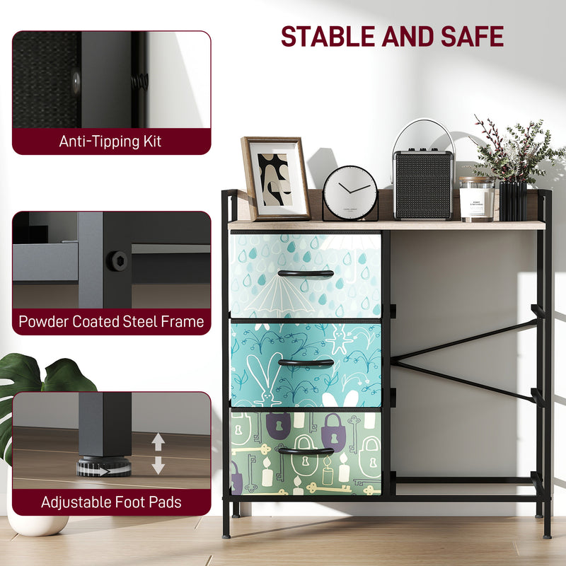 6-drawer fabric chest of drawers – image 7