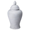 Darcy large stone-effect ginger jar on white