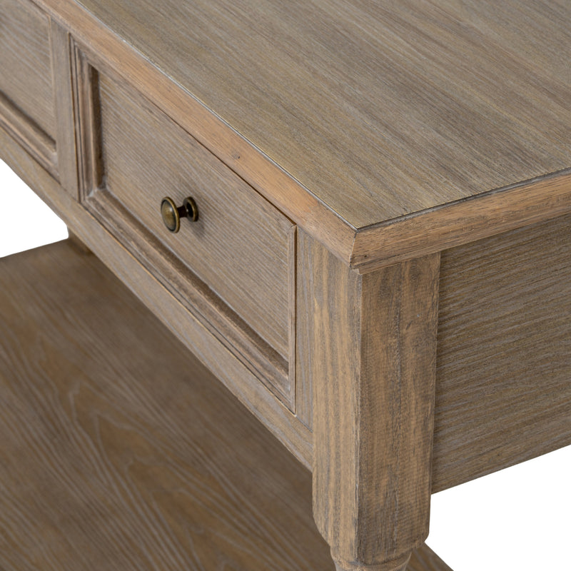 Close-up of a drawer and knob