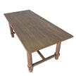 Delphine dining table from above at an angle