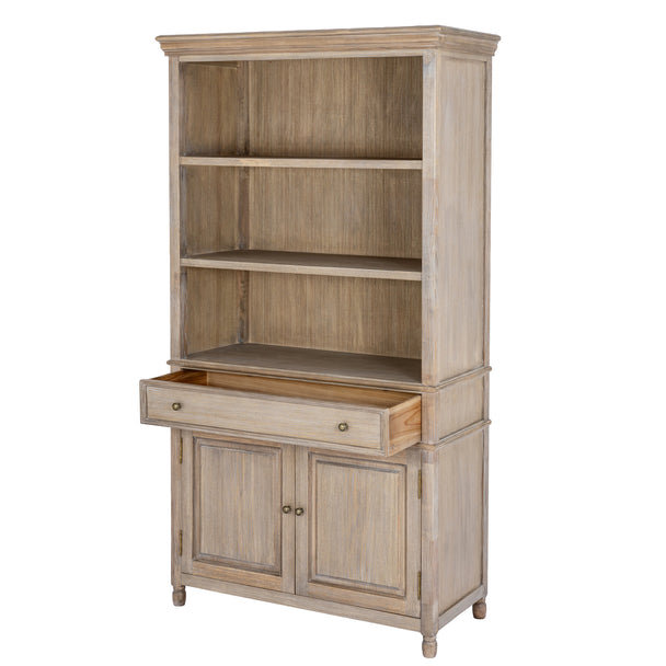 Delphine dresser with the drawer pulled open