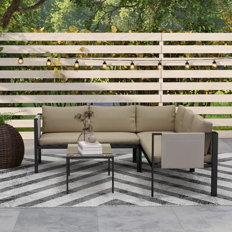 5-seater corner sofa set – image 9