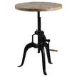 Draftsman bistro table from a second angle