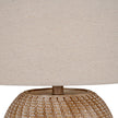 Linen shade above the textured Dune base