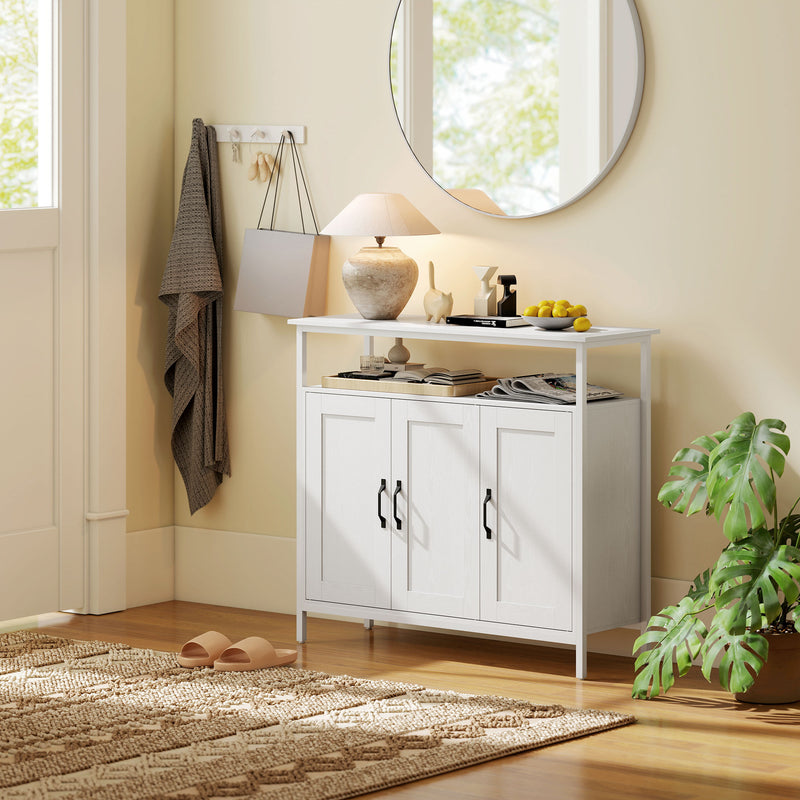 Industrial sideboard with open shelf – image 9