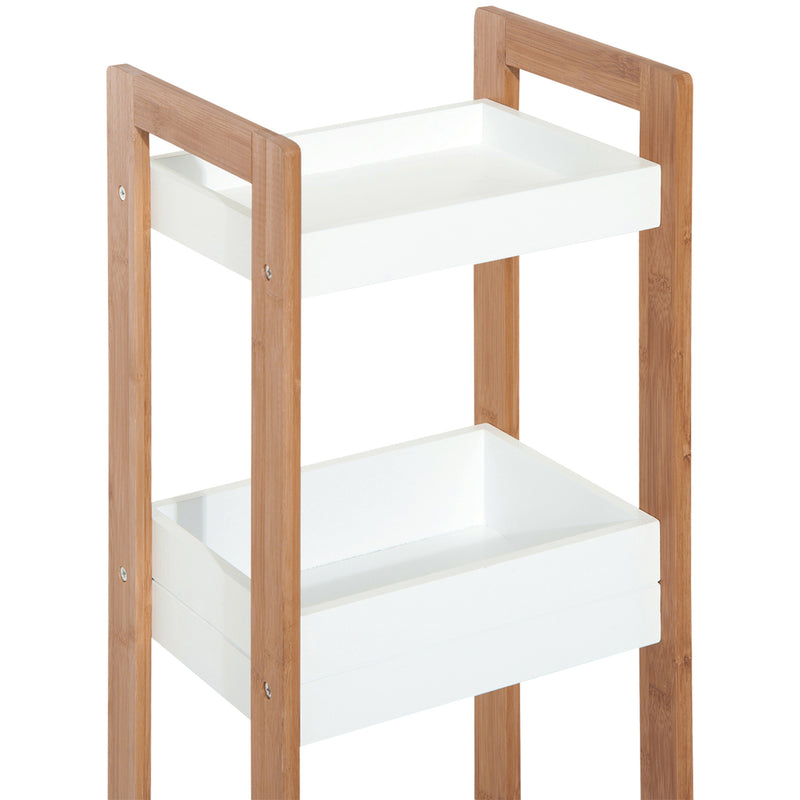 3-tier bamboo shelf unit – image 6
