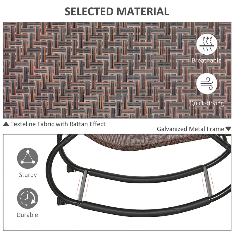 Brown rocking lounger – image 6