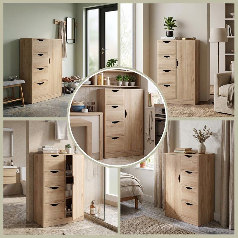 4-drawer storage cabinet – image 8