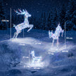 Dimensions of the light-up Christmas figures