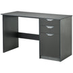 High gloss computer desk with cabinet – image 10