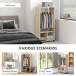 60 cm natural open wardrobe – image 6
