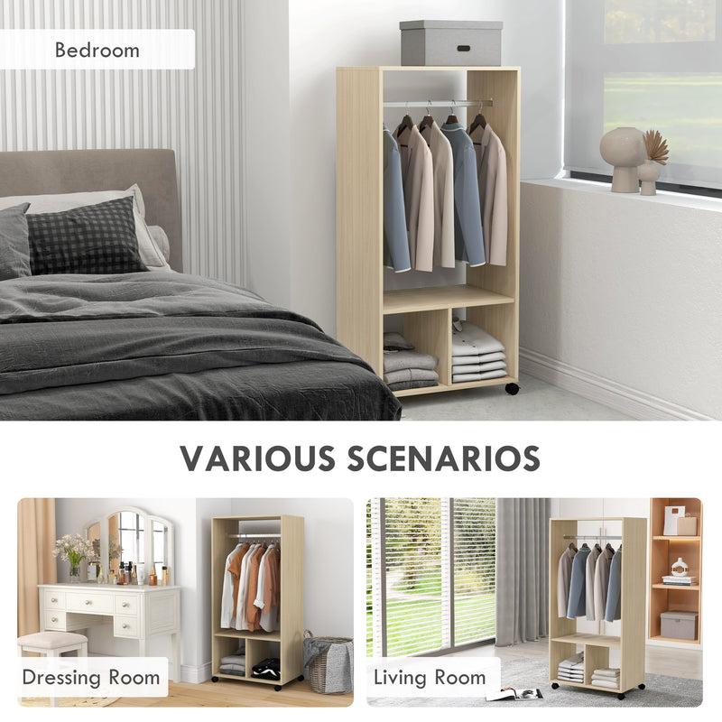 60 cm natural open wardrobe – image 6