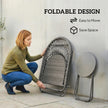 Folding rattan bistro set – image 5