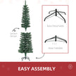 5.5ft snow-dipped pencil Christmas tree – image 6