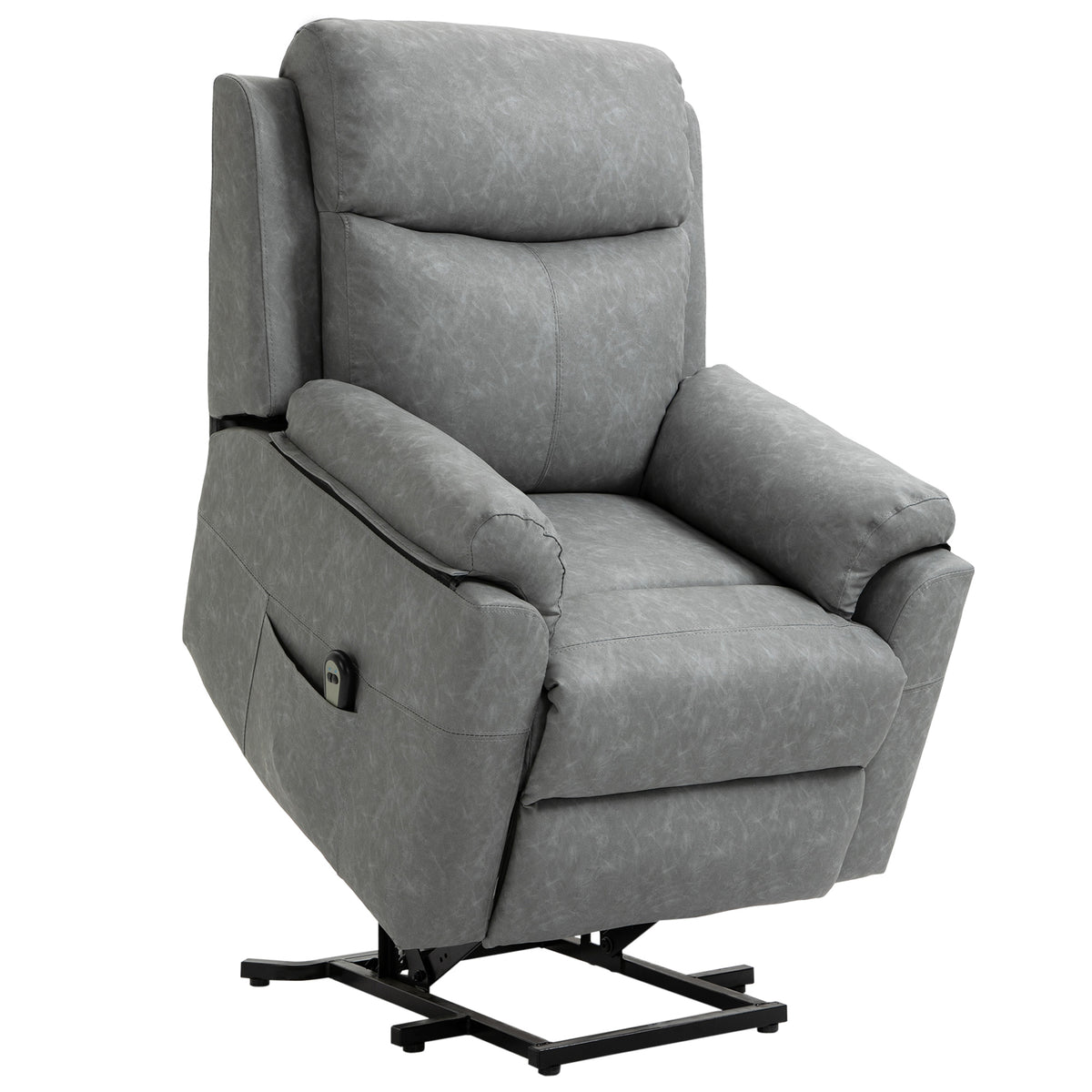 160° Electric Riser Recliner with 70° Lift – Grey