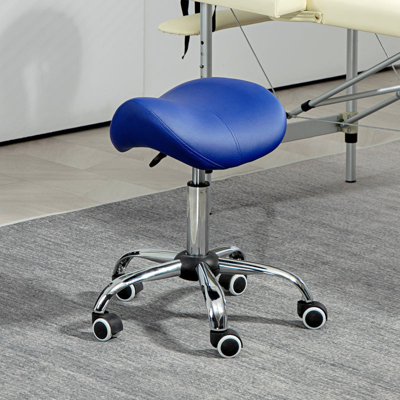 Dark blue saddle stool – image 9