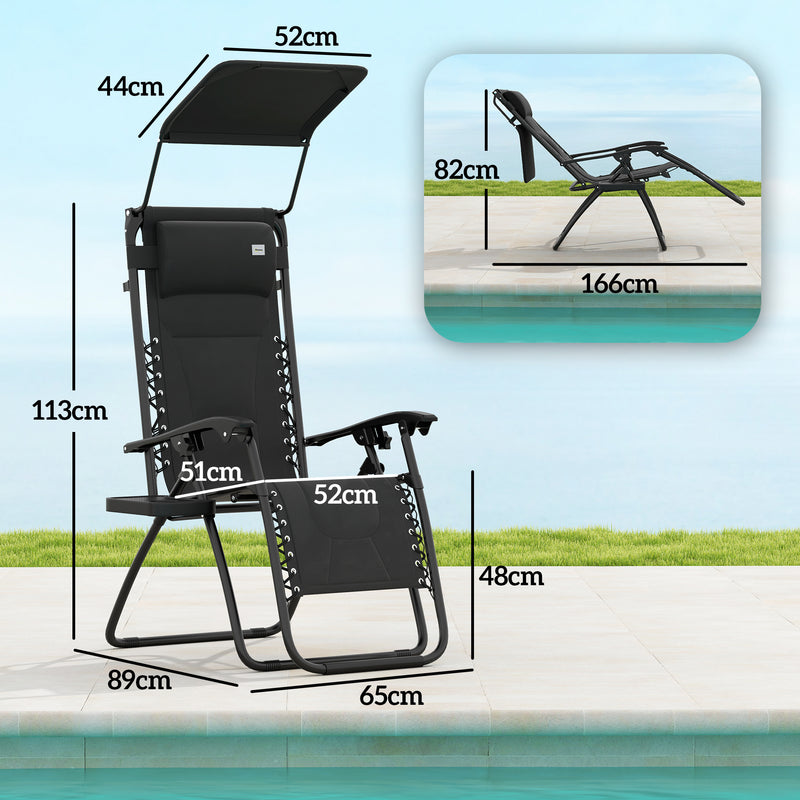 Black zero gravity chairs – image 3