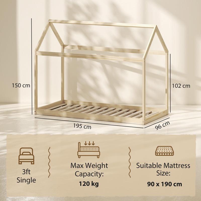 Single house bed frame – image 3