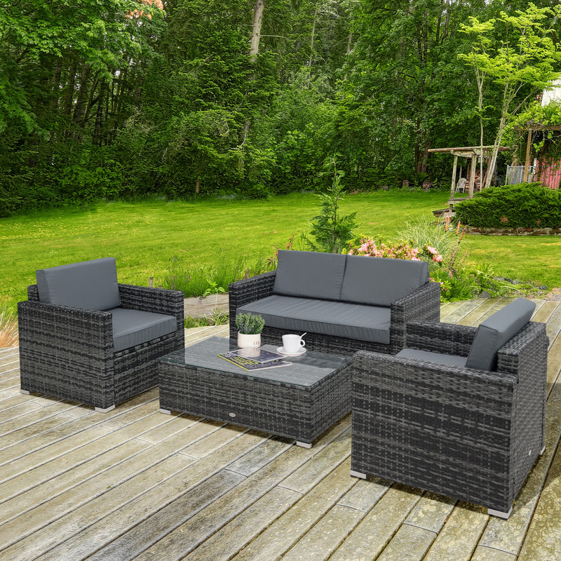 4-piece rattan sofa set – image 10