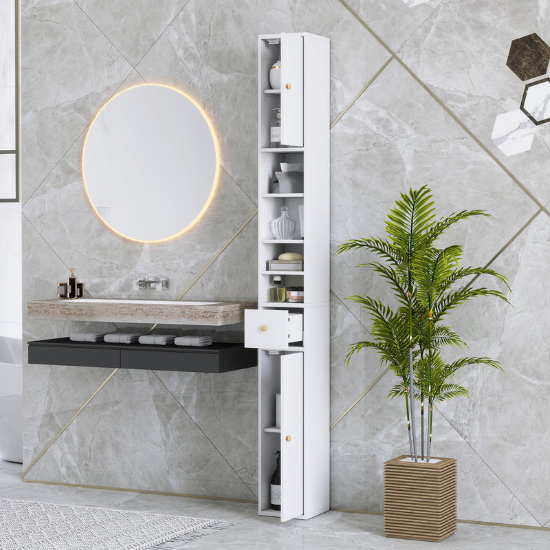 Narrow 178 cm bathroom cabinet – image 8