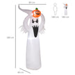 1.8m Inflatable Floating Ghost & Pumpkin with LED Lights – image 3 of 9