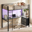 High sleeper with desk – image 8