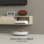120 cm Floating TV Unit for TVs up to 50 Inch - Natural