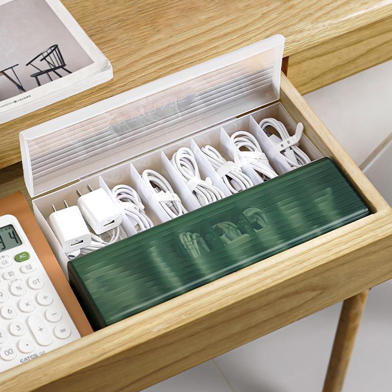 Transparent Cable Organiser for Office and Dorm Use