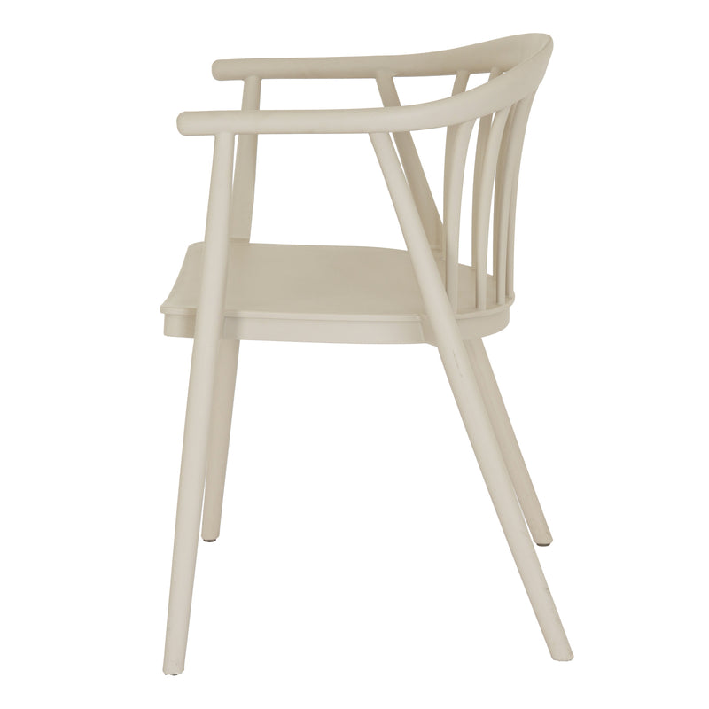 side view of the Echo putty chair