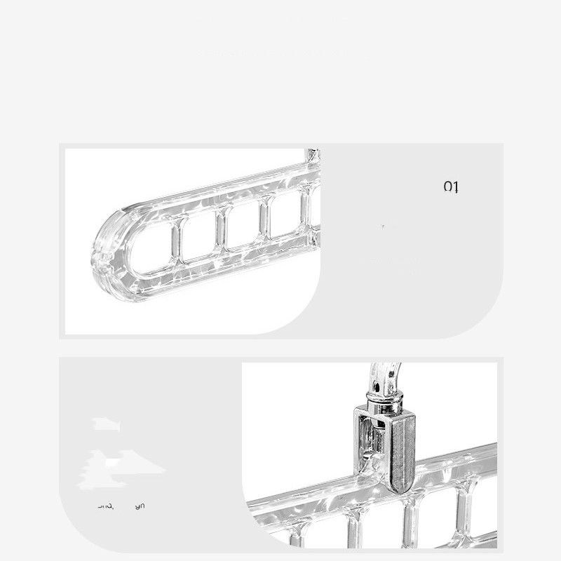 Transparent 9-Slot Multi Hanger