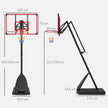 Adjustable basketball hoop and stand – image 3