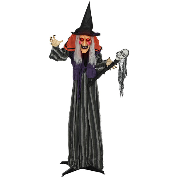 160cm Animated Witch with Sound & Movement – image 1 of 9