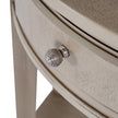 Close-up of the ribbed metal knob