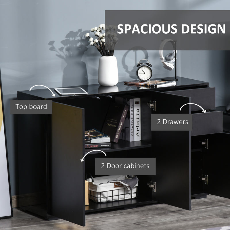 Black push-open sideboard – image 6