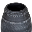 Close-up of the etched cross-hatch bands around the neck