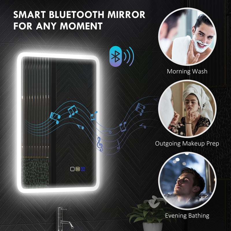 70 x 50 cm LED mirror with Bluetooth – image 5