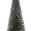 close-up of the frosted green bristles