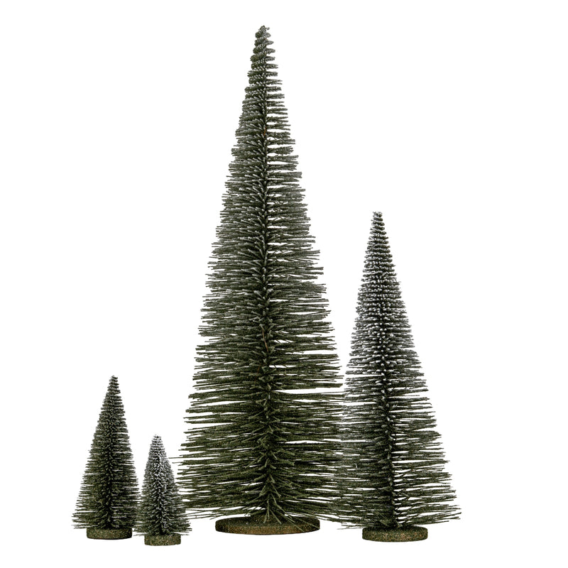 group of bottle brush trees in different sizes, others sold separately