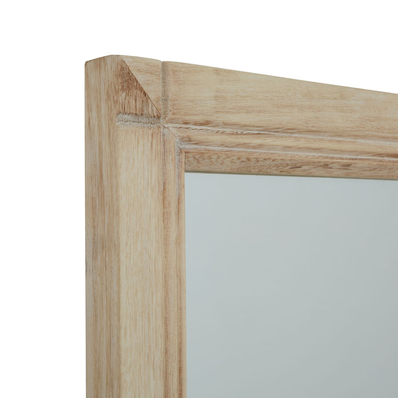 Corner of the washed wood frame