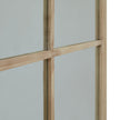 Close-up of the mullions where the panes meet