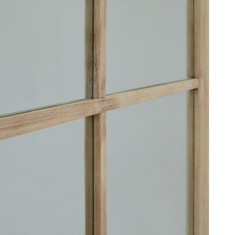 Close-up of the mullions where the panes meet